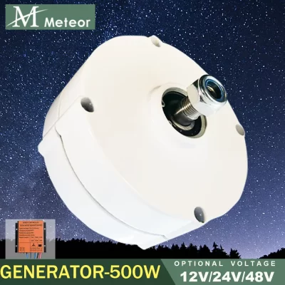 Gerador de turbina eólica pmg 500w, 12v, 24v, 48v, 750 rpm, energia ac, dinamo magnético, turbina de água, hidro alternador, energia livre, moinho de vento
