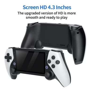 M25 console de jogos portátil televisão hdmi-compatível 4.3 Polegada 80*272 tela lcd portátil hdtv jogo duplo controlador sem fio presente