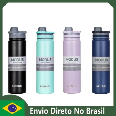 Aço Inoxidável Isolado Café Thermos, Vacuum Flask, Sports Fitness Water Garrafa, 750ml