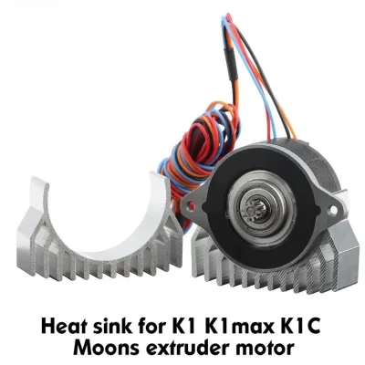 Para creality k1 k1max k1c 36 dissipador de calor do motor todo o metal fixação dissipação de calor peças da impressora 3d para k1/k1c/k1 max extensor