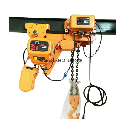 Talha de corrente elétrica do motor de 3 toneladas 5 toneladas 8 toneladas 220v com carrinho elétrico