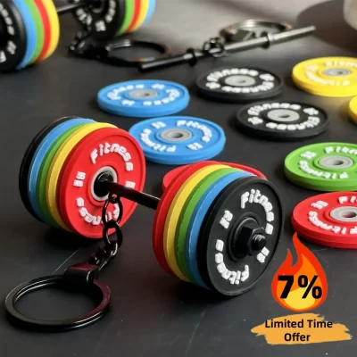 2025 nova moda diy silicone barbell chaveiro presentes de ginásio para amantes da academia chaveiro kettlebell haltere barra coleção série