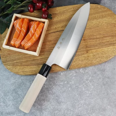 Faca de peixe japonesa afiada utilitária salmão sushi santoku faca de aço inoxidável filé de peixe cutelo de carne faca de chef ferramenta de cozinha