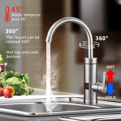 Saengq torneira de água elétrica aquecedor de água instantâneo cozinha aquecedor de torneira quente 220v aquecedores instantâneos