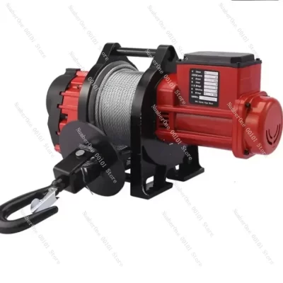 Gruas de elevação elétricas sem escova, velocidade ajustável, frequência variável, 220v, pequena grua de tração