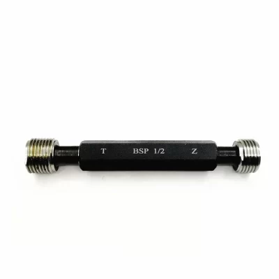 Kit profissional de medidor de rosca de parafuso de tubo BSP com BSP1/8, BSP3/8 - Pacote de ferramentas de medição de plugue de rosca de alta precisão