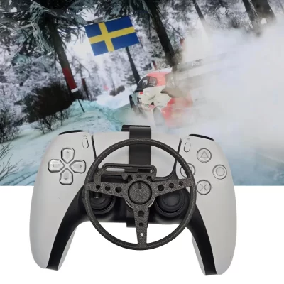Mini volante para PS5 e PS5 slim Game Controller Acessórios de substituição auxiliares