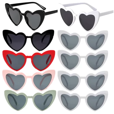 Óculos De Sol Em Forma De Coração Para Festa De Solteira, Óculos De Olho De Gato Vintage, Presentes De Dama De Honra, Favor De Chuveiro De Noiva, Decorações De Casamento