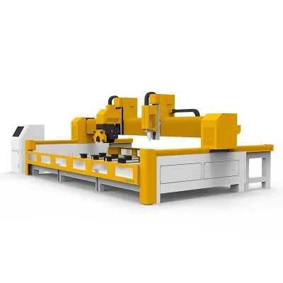 Ponte viu pedra corte máquina, 5 eixo CNC mármore gravura máquina, China