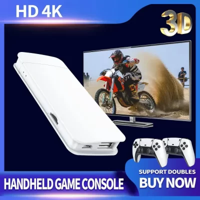 Novo console de jogos doméstico m15, 64g/128g, 2.4g, sem fio, controlador duplo, portátil, retrô, nostálgico, arcade, hdmi, saída de alta definição