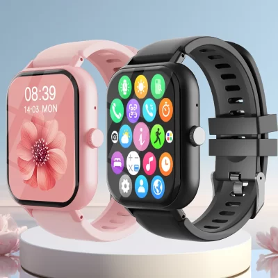 1.99 "chamada bluetooth relógio inteligente das mulheres dos homens tela de toque completa esportes fitness pedômetro smartwatch para android iphone