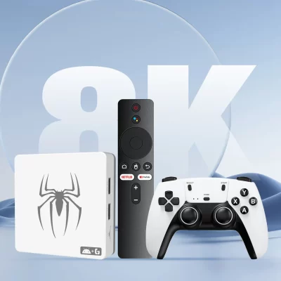 G5 8k consoles de videogame 3d 64gb 2.4g controlador sem fio android 14 retro clássico console de jogos 25000 + jogos