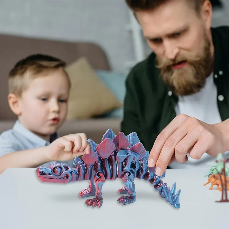 3d impresso tiranossauro rex modelo de dinossauro realista articulado totalmente móvel presente de aniversário animais realistas desktop decorativo - Image 5