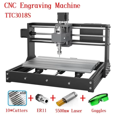 Twotrees ttc3018s pro máquina de gravação cnc grbl controle fresadora roteador diy corte 3 eixos pcb pvc mini máquina de gravura em madeira