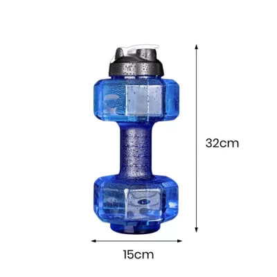 Halteres cheios de água portátil haltere esportes garrafa de água para treinamento de força do braço treino beber copo para casa ginásio fitness