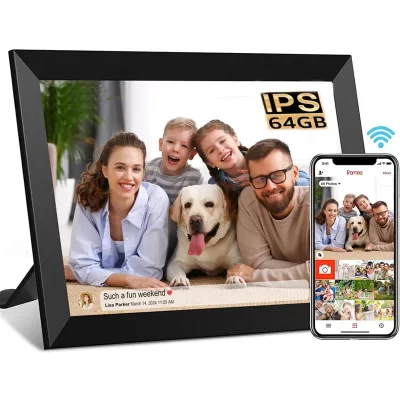 Moldura digital 10.1 Polegada uhale/frameo moldura de foto digital wifi 32gb/64gb grande armazenamento1280x800 hd ips tela de toque rotação automática