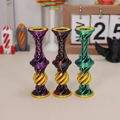 3d impresso impossível pirâmide passsthrough brinquedo fidget dupla camada helicoidal árvore diversificação criança descompressão ornamento presentes