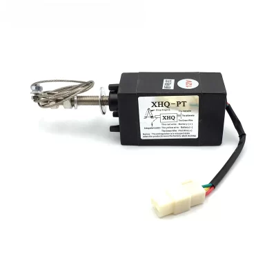 Válvula de Parada de Extinção do Gerador de Motor Diesel Xeon XHQ-PT Tipo Normalmente Fechado 12V 24V Opcional, Acessório para Genset