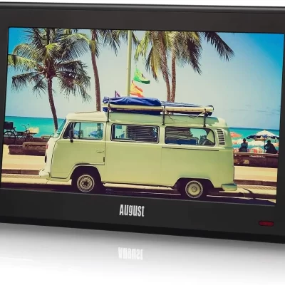Televisão de carro LCD digital portátil, vista livre, Freeview, DVB-T, DVB-T2, Suporte USB, SD, TF Card, MP4, H.265, DA100D, 10 polegadas