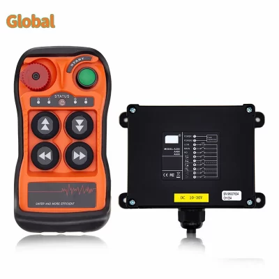 QA400 4 botões de velocidade única industrial sem fio guindaste rádio interruptores controle remoto guinchos talha pista guindaste controle elevador