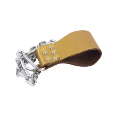 Alça de carga com haltere com corrente de ferro para homens, cinto PU, acessório de cinto, ginásio em casa, powerlifting, musculação