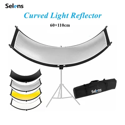 Selens 4 cores pano tipo u refletor dobrável fotografia luz tela reflexiva kits de estúdio fotográfico acessórios de fotografia