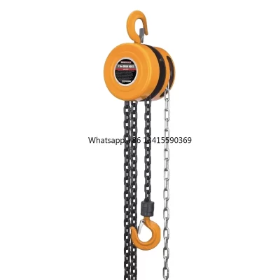 4tx5m Pequeno 3 Ton 10 Ton 1 Ton 200 kg 100kg Talha manual de bloco de corrente manual