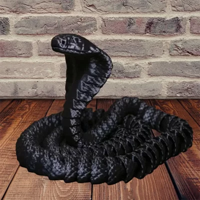 3d impresso cobra serpente figuras acessórios de mesa para menino 3d impresso dragão quarto ornamento de mesa acessórios de escritório estatuetas