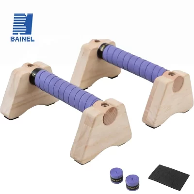 Suporte de push-up de madeira antiderrapante push up barra alças fitness pushup board calistenia paralelos barra equipamentos de exercício para casa