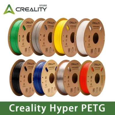 Filamento Creality Hyper PETG 1,75 mm de alta velocidade 50-300 mm/s 1 kg/carretel Diâmetro do filamento Hyper PETG ± 0,05 mm para impressora 3D K1 Max