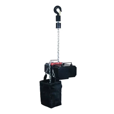 Talha de palco elétrica personalizada, motores trifásicos, corrente G80 de 0,5 toneladas, 1 tonelada, 2 toneladas, para talha de corrente de aparelhamento de treliça