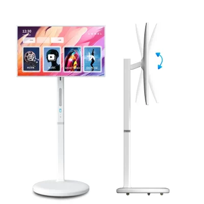 32 Polegadas Smart Tvs Sem Fio Movendo Televisores Portáteis Tela Sensível Ao Toque Lcd Smart Mobile Mini Tela De Exibição De Tv