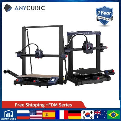 ANYCUBIC-Impressora Full Metal Frame 3D, Série FDM, Drucker, Kobra 2, NEO Pro Plus Max, Grande Formato