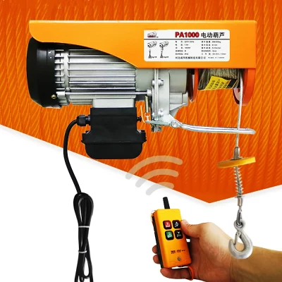Controle remoto elétrico guindaste doméstico grua, celeiro agrícola portátil, cabide de grãos, agrícola, pequeno, sem fio, 100-1000kg, 12m