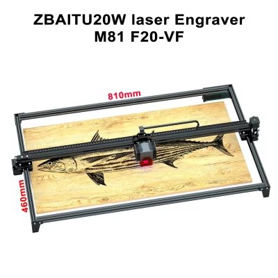 M81 20w potência gravador a laser ttl módulo cabeça assistida por ar para máquina de corte gravura cnc ferramentas para trabalhar madeira kit impressora 3d