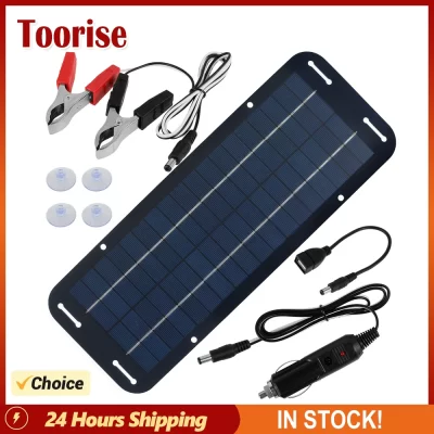 Carregador Solar Trickle 30W Bateria de carro IP65 Kit de carregamento do painel solar 12-24V Carregador solar de bateria para carro, RV, barco, motocicleta