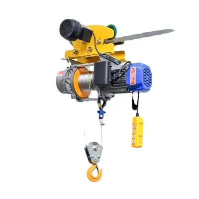 Guindaste pequeno de controle remoto siamês elétrico, Grua rápida 220V, 1 Ton, 380V Casa