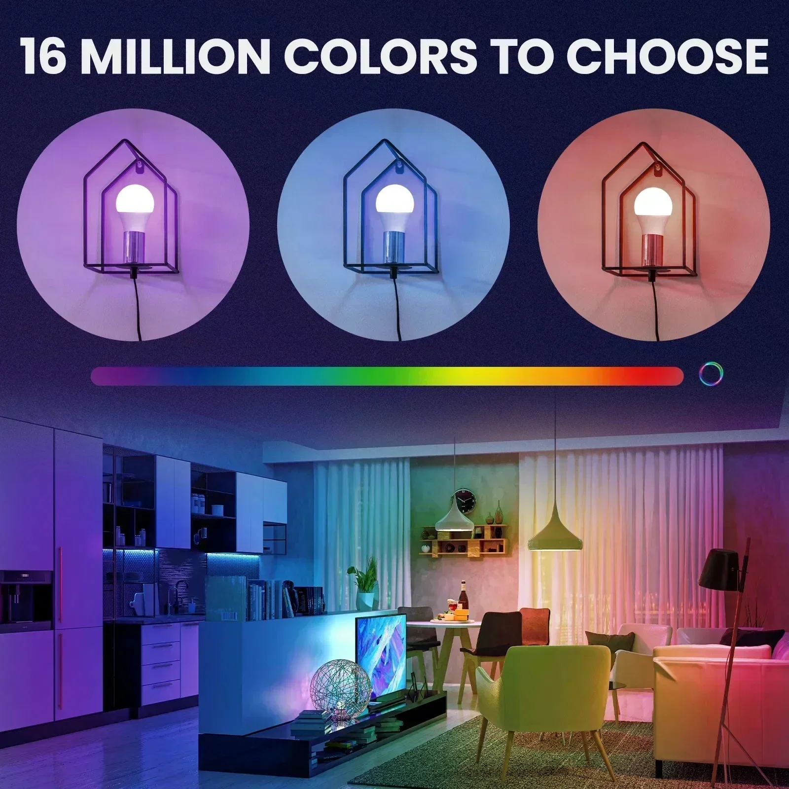 TNCE Tuya E27 Lâmpada WIFI Zigbee Bluetooth, lâmpadas LED de luz regulável 2700-6500k RGB, aplicativo Smart Life, voz com Alexa Google Home - Image 2