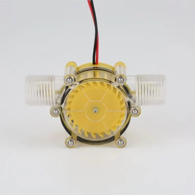 Gerador de tensão DC 12 V Gerador hidráulico em miniatura Potência 5 V Gerador de fluxo de tubo de torneira