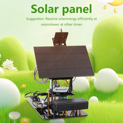 KUONGSHUN Age 8+ kit educacional Sistema de rastreador solar inteligente Kit inicial de rastreamento para Arduino STEM