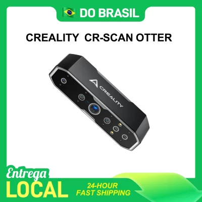 Creality CR-Scan Otter 3D Scanner Precisão de 0,02 mm Anti-vibração com objetos BR de visão estéreo de quatro lentes entre 10-2000 mm