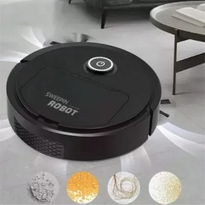 Robô Aspirador Inteligente Varre Aspira Passa Pano Automatico Limpeza Doméstica Robótico Inteligente E Silencioso