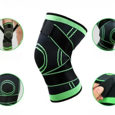 Joelheira Fitness Ajustável Esportiva Compressão Leve Corrida Bike Musculação Academia