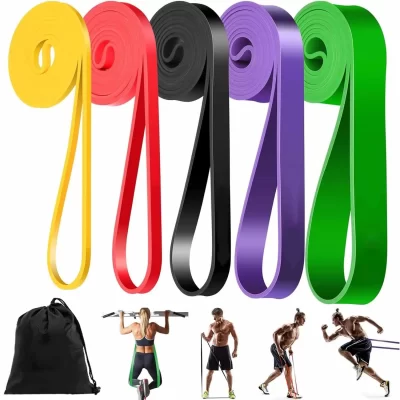 Gym,Faixa Elástica de Resistência Rscultura,Corporal Faixas