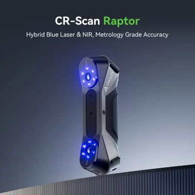 Creality CR-Scan Raptor 3D Scanner 0,02 mm Precisão 60fps Velocidade de digitalização Scanner portátil 7 linhas laser paralelas azuisBR