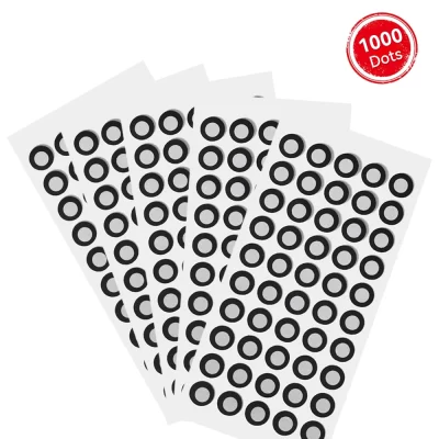 1000 pontos Revopoint 6.0 mm Ponto de referência para digitalização 3D Marcadores reflexivos Highiy para scanner MIRACO/MetroX/MINI 2/POP 3 Plus