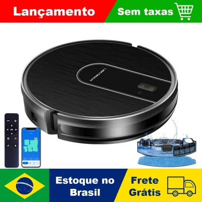 Robô Aspirador Liectroux L200 Aspira e Passa Pano Simultaneamente Preto - 100V/240V