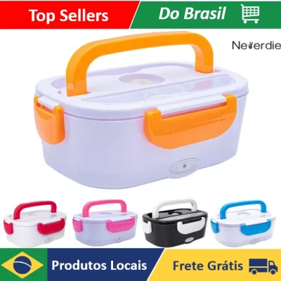 Marmita Elétrica Carro Automóveis Portátil Térmica Box Pote Aleatório lunchbox COM CABO USB PARA CASA - Neverdie Store