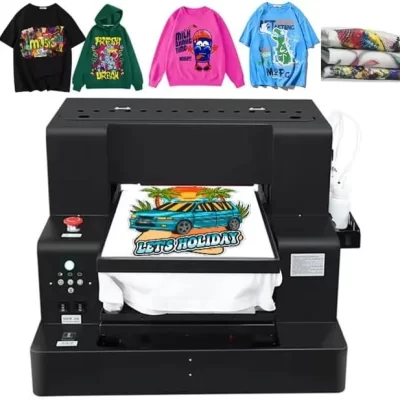 Impressora DTG para roupas e bolsas têxteis, máquina de impressão, impressoras DTF, A3, XP600
