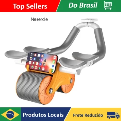 Roda de Exercício Abdominal com Eficiência Em Fortalecimento Dupla Suporte - Neverdie Store